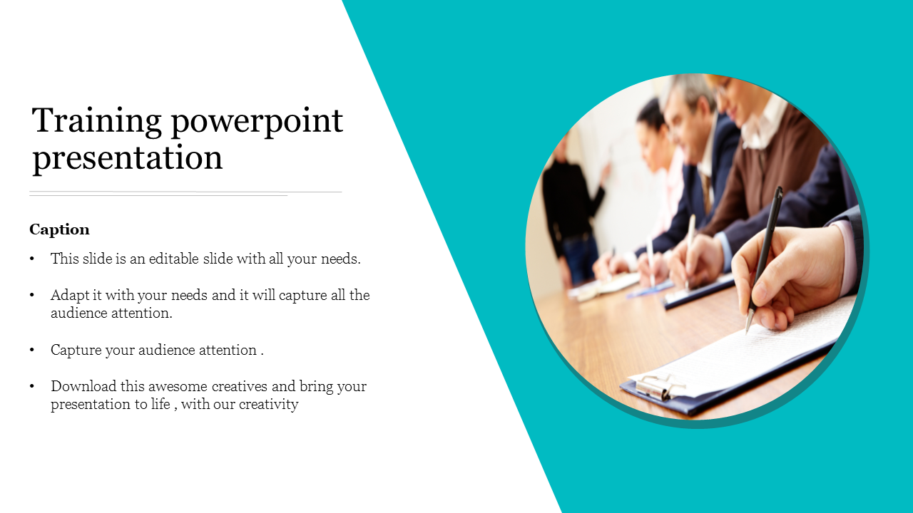 Training powerpoint presentation